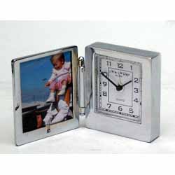 Miniature Travel Clock and Frame