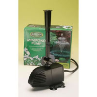 Ideal For Pebble Pools, Small Pond Fountains And Water Features. Minipond Pumps Are Supplied With Se