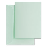 mint invitations and envelopes