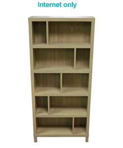 Unbranded Miro Oak Media Storage Unit