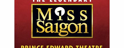 Unbranded Miss Saigon Deluxe Theatre Tickets and Dinner