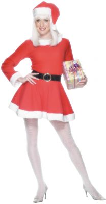 Deluxe Miss Santa Costume Perfect for adding some festive cheer to any fancy dress party! Standard