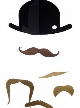 Unbranded Mister Moustache mobile - Gold version `One size