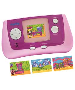 Digital, interactive electronic handheld game with Bratz Babyz you customise, personalise and