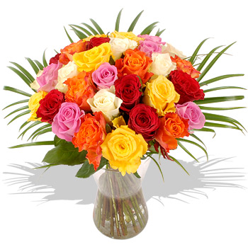 Unbranded Mixed Roses - flowers