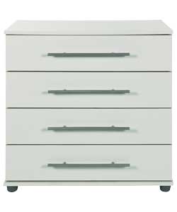 Unbranded Mode 4 Drawer Chest - White
