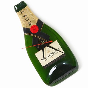 Made from a real Moet Champagne bottle, the Bottle Clock is a unique eco-friendly piece of recycled 