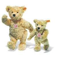 Handmade from the finest Angora Mohair  these delightful mother and son bears are the latest in our