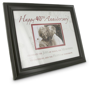 Unbranded Moments 40th Anniversary Photo Frame