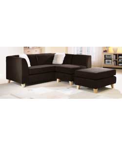 Contemporary style sofa with a foam seat and 2 mat