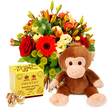Unbranded Monkey Magic Gift Set - flowers