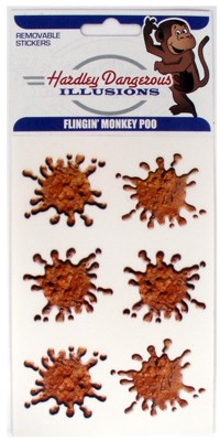 Monkey Poo Sticker Sheet