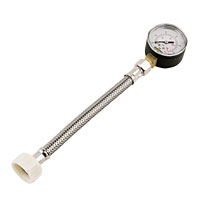 Excellent quality tool for testing mains water pressure, with " BSP thread for fitting to taps. 11