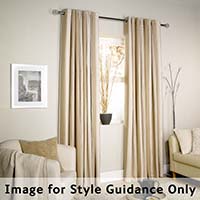 Monza Curtains Lined Eyelet Tan 132 x 229cm