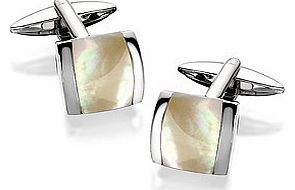 Unbranded Mother Of Pearl Cushion Cufflinks - 015339