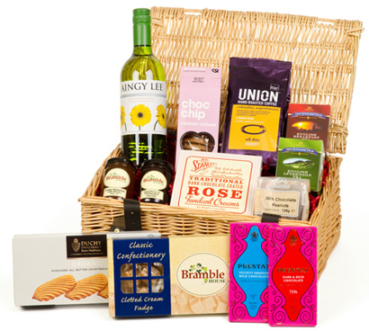 Unbranded Mothers Day Hamper with Personalised White Wine