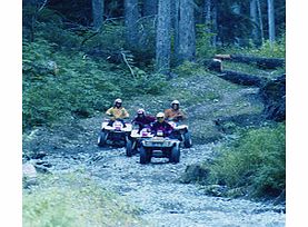 Enjoy an exhilarating quad bike ride along mountain trails and through virgin forest to experience beautiful wilderness of the Coast Mountains.