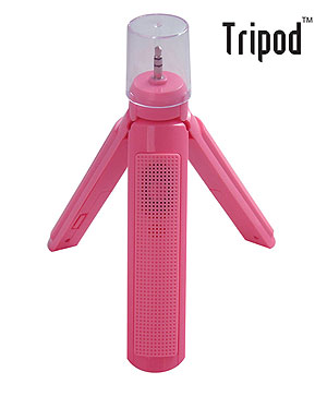 Unbranded MP3 Tripod Pink Speaker