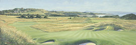 Unbranded Muirfield 13th Hole Golf Print by Bernard