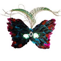 Unbranded MULTI-COLOURED WITH FEATHERS