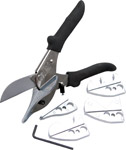 · Spring-loaded heavy-duty drop forged blade · Alloy cutting plate with angle guide · Set include