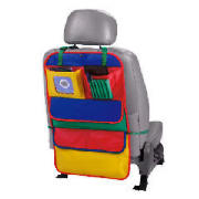 This Tesco multicolour organiser keeps childrens toys neat and tidy. It features 4 generous pockets 