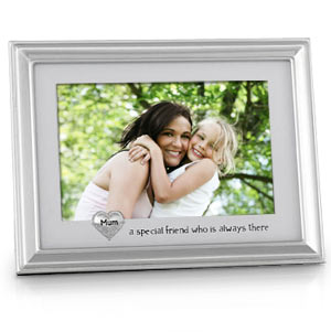 Unbranded Mum Silver Heart 6 x 4 Photo Frame