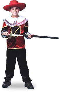 Dressing up for school French Day is solved with this lovely Musketeer costume