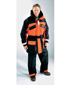 Hi visibility colours and built in buoyancy foam will help save your life in an emergency. Size