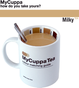 Ever had a cuppa made for you which simply wasn`t how you drink it? Too Milky? To Strong? This mug w