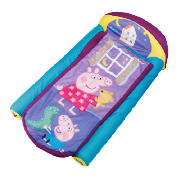 The Peppa the Pig ready-bed is the all in one sleepover solution featuring an an integrated bed head