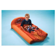 This fully portable childrens inflatable bed features Roary The Racing Car. An all in one sleepover 