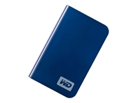My Passport Essential WDMEB2500 - Hard drive - 250 GB - external - Hi-Speed USB - intense blue