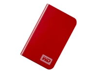 My Passport Essential WDMER2500 - Hard drive - 250 GB - external - Hi-Speed USB - real red