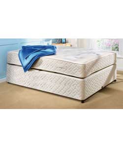 Fully upholstered base.Medium firm luxury mattress