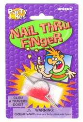 Nail Through the Finger joke / trick