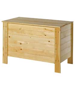 Unbranded Natural Pine Storage Box