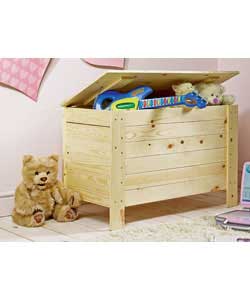 Unbranded Natural Untreated Pine Storage Box