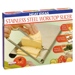 Unbranded Neat Ideas Stainless Steel Worktop Slicer