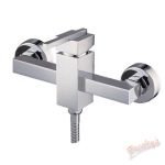 This is a highly polished shower mixer and comes w