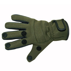 Waterproof and thermal, these split-finger neoprene gloves provide ideal protection from cold