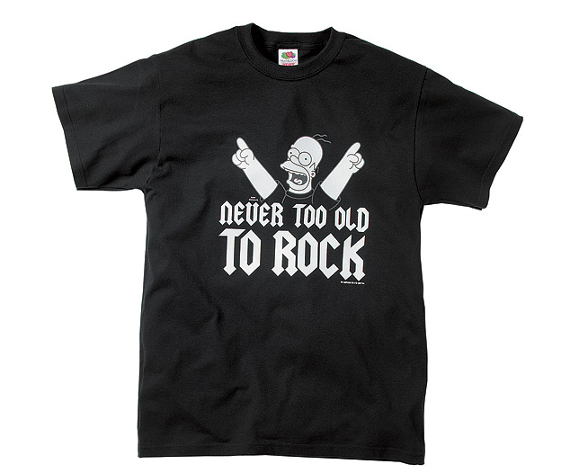 Unbranded Never Too Old Homer T Shirt - Med 40 inch