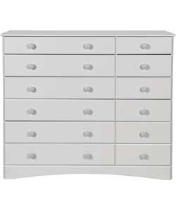 Unbranded New Aviemore 6 6 Drawer Chest - White