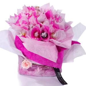 Unbranded New Baby Girl Lindt Chocolate Bouquet
