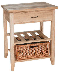 Unbranded New Court Solid Oak Small Side Table