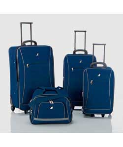 Model number 9922/3   8662.4 piece set includes 3 x trolley bag plus 1 x cabin bag. Colour navy blue