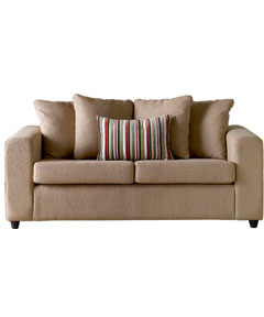 Unbranded New Perth 3 Seater - Latte