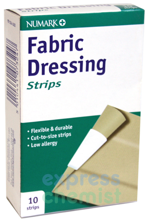 Unbranded **New Product**Numark Fabric Dressing Strips x10