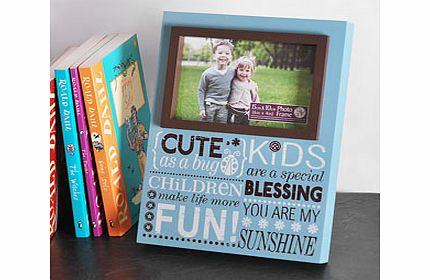 This beautifully worded and rustic looking New View Kids Children 6 x 4 Photo Frame is perfect for displaying a favourite photo of your little ones or maybe not so little ones within.The photo frame is rectangular in shape and around the outside of t