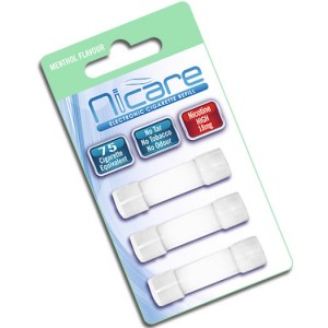 Unbranded Nicare Electronic Cigarette Refills Menthol